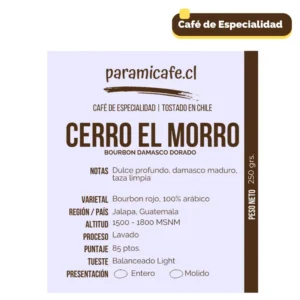 Café de especialidad Guatemala Jalapa, 100% arábico, con notas de damasco maduro y un tueste balanceado. Bolsa de 250 g.