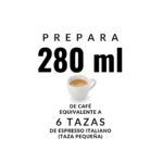6 tazas 280ml