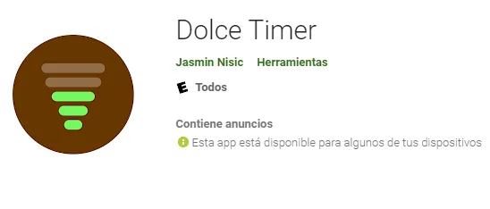 Imagen de la aplicación Dolce Timer para Android