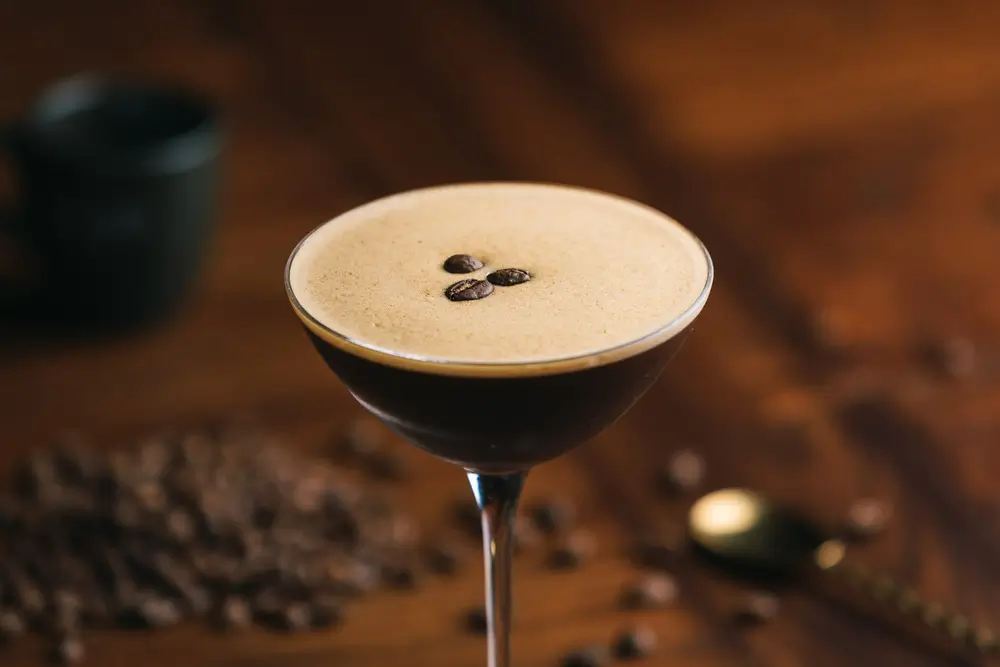 Copa con espresso martini