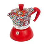 Cafetera Italiana D&G Carreto 4 tazas vista leteral