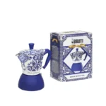Cafetera induccion Dolce&Gabanna blu y su caja